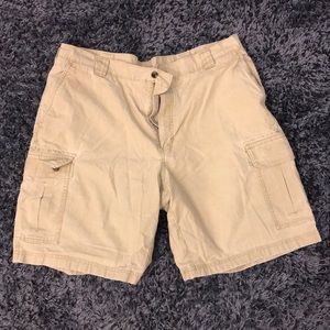 LL Bean Khaki Cargo Shorts